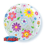 Spring Floral Patterns 22″ Bubble Balloon