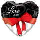 Love You Red Ribbon 36″ Balloon