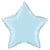 Pearl Light Blue Star 36″ Balloon