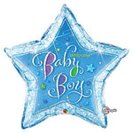 Welcome Baby Boy Stars 36″ Balloon