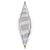 Taper - Swirl Silver 38″ Balloon