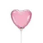 Mini Heart - Pearl Pink (air-fill Only) 4″ Balloon