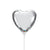 Mini Heart - Silver (air-fill Only) 4″ Balloon