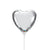 Mini Heart - Silver (air-fill Only) 4″ Balloon