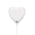 Mini Heart - White (air-fill Only) 4″ Balloon