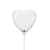 Mini Heart - White (air-fill Only) 4″ Balloon