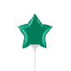 Mini Star - Emerald Green (air-fill Only) 4″ Balloon