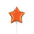 Mini Star - Orange (air-fill Only) 4″ Balloon