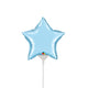 Mini Star - Pearl Light Blue (air-fill Only) 4″ Balloon