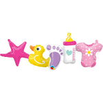 Baby Girl Garland (air-fill Only) 41″ Balloon