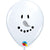 Smile Face Snowman 5″ Latex Balloons (10 count)