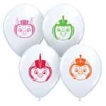 Top Wing Faces Assortment 5″ Latex Balloons (100 count)