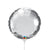 Circle - Silver (air-fill Only) 9″ Balloon