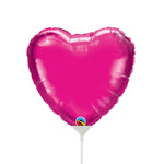 Heart - Magenta (air-fill Only) 9″ Balloon