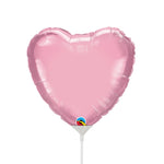 Heart - Pearl Pink (air-fill Only) 9″ Balloon
