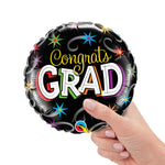 Mini Congrats Grad Shooting Stars (air-fill Only) 9″ Balloon
