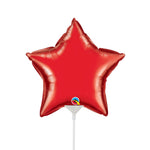 Star - Ruby Red (air-fill Only) 9″ Balloon