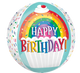 Rainbow Sprinkles Birthday Orbz 16″ Balloon