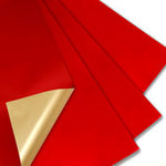 Red and Gold Reversible Floral Wrap by Creative Ideas from Instaballoons