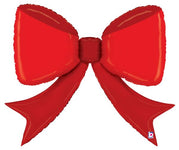 Red Bow 41″ Foil Balloon by Betallic from Instaballoons