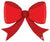Red Bow 41″ Foil Balloon by Betallic from Instaballoons