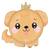 Roly Kawaii Puppy Dog 21″ Foil Balloon by Anagram from Instaballoons