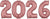 Rose Gold 2026 Number Bunch 26″ Foil Balloon by Anagram from Instaballoons