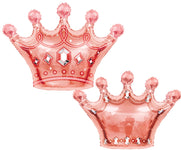 Rose Gold Royal Crown 36″ Latex Balloon by Convergram from Instaballoons
