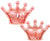 Rose Gold Royal Crown 36″ Latex Balloon by Convergram from Instaballoons