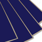 Royal Blue Gold Edge Floral Wrap by Creative Ideas from Instaballoons