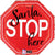 Santa Stop Here 18″ Foil Balloon by Betallic from Instaballoons