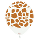 Sarafi Giraffe White Animal Print 12″ Latex Balloons (25 count)