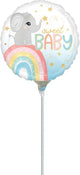 Satin Baby Elephant (requires heat-sealing) 9″ Balloon