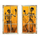 Selfie Skeletons Window Silhouettes