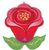 Sending Flowers Rose 30″ Foil Balloon by Anagram from Instaballoons