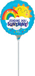 Sending You Sunshine (requires heat-sealing) 9″ Foil Balloon by Anagram from Instaballoons