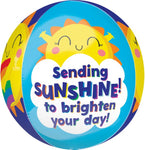 Sending You Sunshine Orbz 16″ Foil Balloon by Anagram from Instaballoons