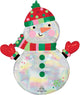 Shimmering Iridescent Snowman 31″ Balloon
