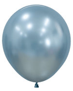 Silk Arctic Blue 18″ Latex Balloons (25 count)