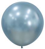 Silk Arctic Blue 24″ Latex Balloons (10 count)
