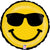Smiley Dude (requires heat-sealing) 9″ Foil Balloon by Betallic from Instaballoons
