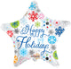 Snowflakes Clear (requires heat-sealing) 9″ Balloons (10 count)