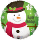 Snowman Happy Holidays (requires heat-sealing) 9″ Balloons (10 count)