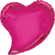 Solid Hot Pink Coquette Heart 18″ Balloon