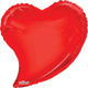 Solid Red Coquette Heart 18″ Balloon