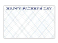 Enclosure Card - Happy Father's Day Argyle (50 count)