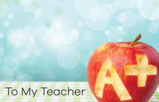 Enclosure Card - To My Teacher (50 count)