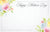 Enclosure Card - Happy Mother's Day Watercolor Flowers (50 count)