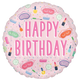 Spa Party Happy Birthday 18″ Balloon