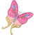 Spring Cheer Butterflies 33″ Foil Balloon by Anagram from Instaballoons